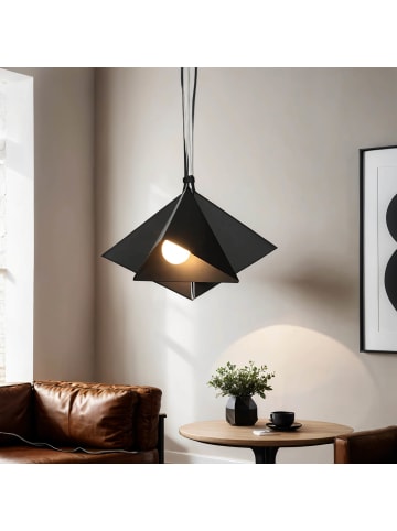 Licht-Erlebnisse Pendelleuchte (B)45 x (L)45 cm in SchwarzSchwarz