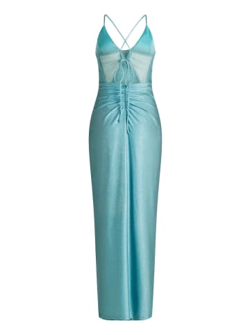 Vera Mont Abendkleid im Glitzer-Look in Mint/Silver