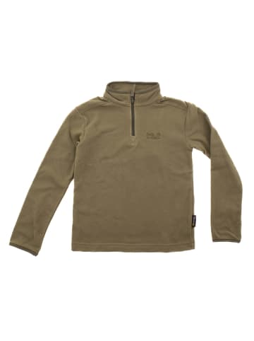Jack Wolfskin Fleecepullover Gecko Kids Burnt Olive in Grün 128