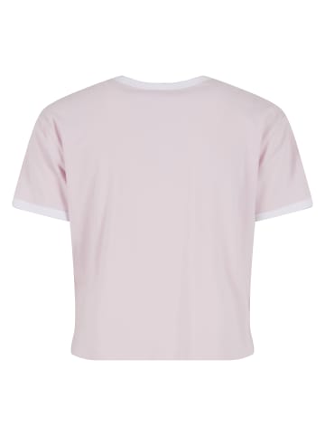 Urban Classics T-Shirt in blushedrose/white