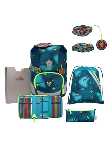 DerDieDas ErgoFlex Tiny Schulranzen-Set 6-teilig Magic Light