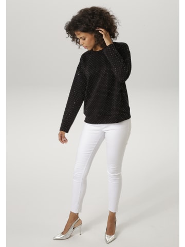 Aniston CASUAL Sweatshirt in schwarz