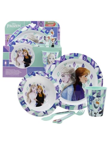 Disney Frozen 5-teiliges Geschirr-Frühstück-Set & Besteck | Disney Frozen