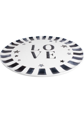 Blond Amsterdam Schale Liebe in Schwarz - 31cm