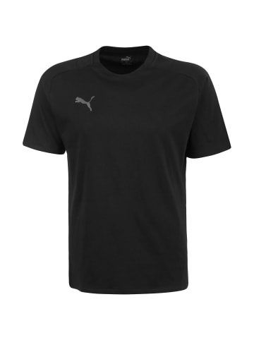 Puma T-Shirt TeamCUP Casuals in schwarz / dunkelgrau