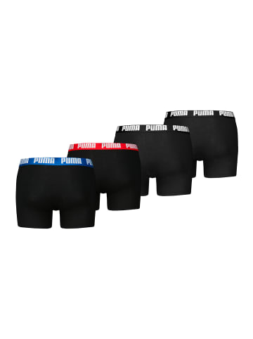 Puma Boxershorts PUMA MEN EVERYDAY BASIC BOXERS 2P in Black Red/Black Blue