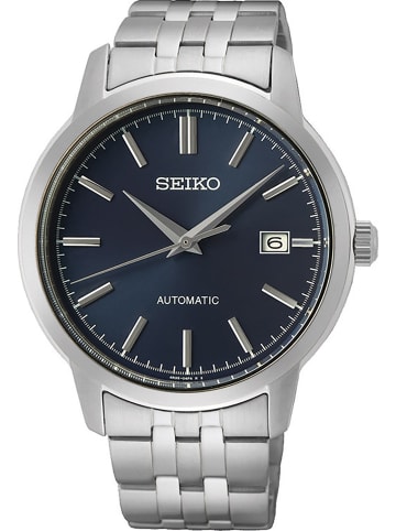 Seiko Herrenuhr Automatik Stahl/Blau