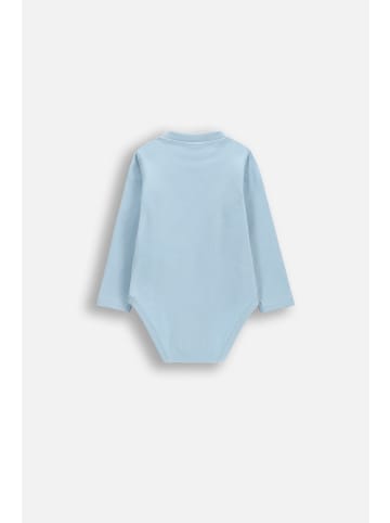 Coccodrillo Langarm-Body in hellblau