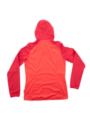 Jack Wolfskin Fleecejacke Hydro Hooded Light Jacket in Rot