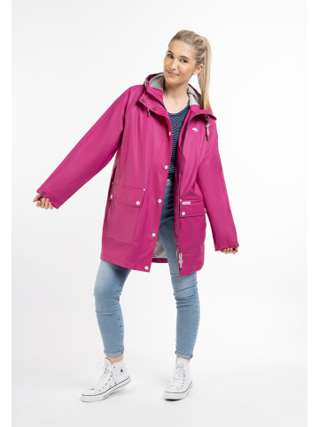 Schmuddelwedda Oversized Regenmantel in Fuchsiapink-271