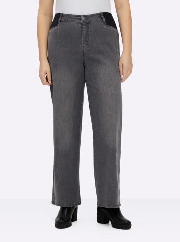 sheego Jeans in anthrazit-grey-denim