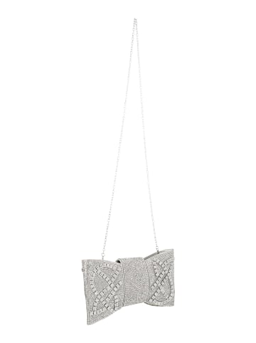 faina Women Clutch in Silver