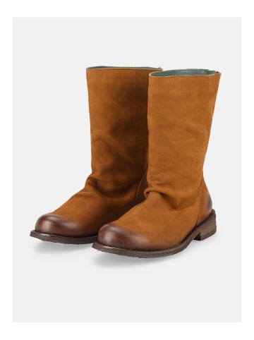 Felmini Wide Fit Stiefelette GREDO in Cognac