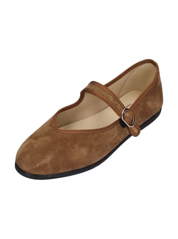 Espadrij l'orginale Ballerinas BALLERINE SINGLE VELOUR in braun