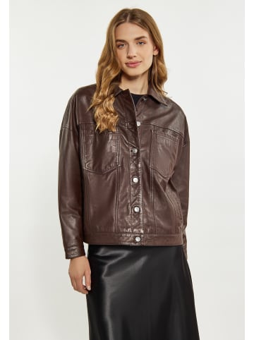 DreiMaster Damen Jacke in Dunkelbraun