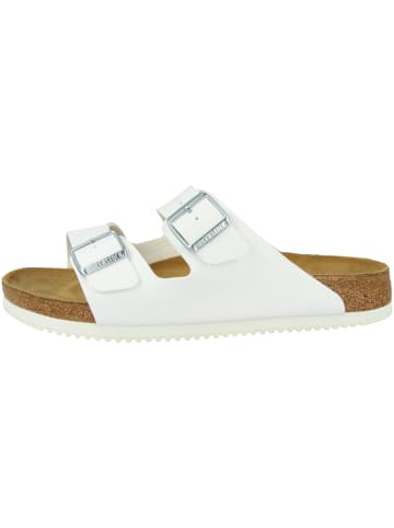 Birkenstock Pantolette Arizona SL Birko-Flor normal in weiss