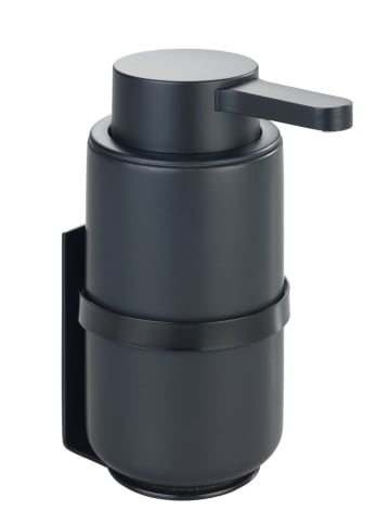 Wenko Wand Seifenspender Mod. Woya, Schwarz, Wand Seifenspender Woya, Schwarz in Schwarz