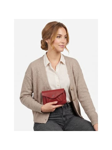 Golden Head Polo Geldbörse RFID Schutz Leder 16.5 cm rot