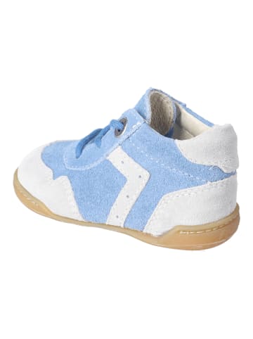 PEPINO Lauflern Schnürstiefel Kaltfutter Barfußschuhe in blau