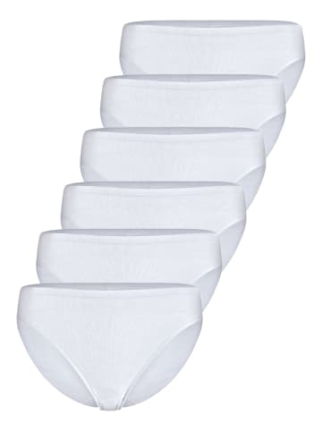 Nina von C. 6er Pack Damen Jazzpant in weiss