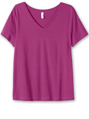 sheego T-Shirt in magenta