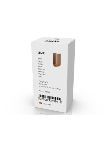 Zone Denmark Haken Ume in Terracotta