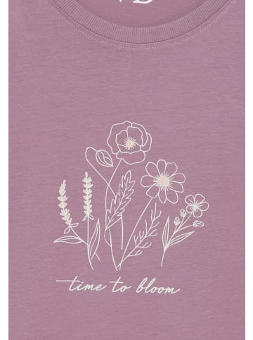 Vivance Active Bigshirt in mauve und graublau