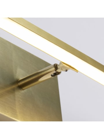 Licht-Erlebnisse Wandlampe EEK G (B)41 x (H)8 cm in Messing