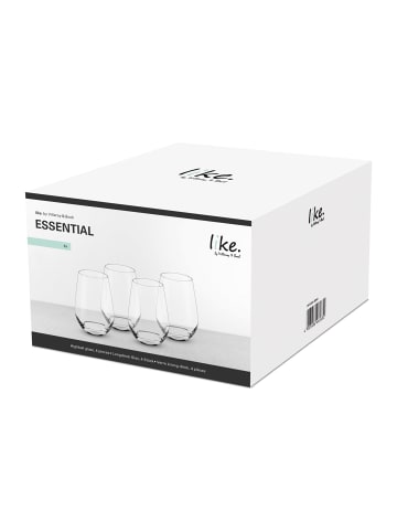 like. by Villeroy & Boch 4er Set Longdrinkgläser Essential in 200 ml in transparent