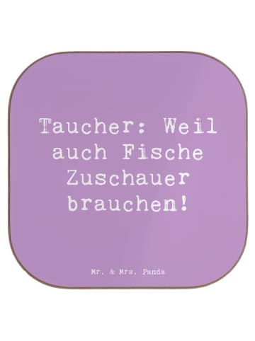 Mr. & Mrs. Panda gläseruntersetzer Spruch Tauchen Zuschauer mit ... in Lavendeltraum