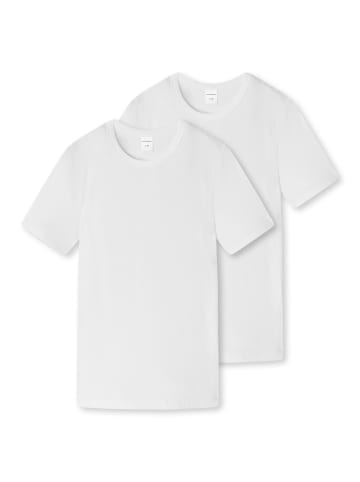 Schiesser T-Shirts 2er-Pack Basic Kids in weiß
