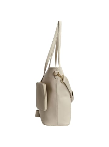Seidenfelt Selje - Shopper 43 cm (black) in cream