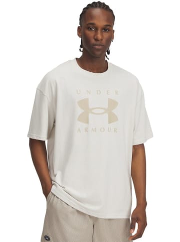 Under Armour Sportshirt "Hw Os Branded T-Shirt" in Weiß