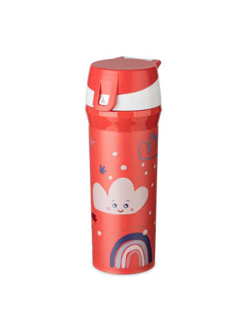koziol Wasserflasche DREAMS, 500 ml in Rot, Ø 8,5 x (H) 20,5 cm