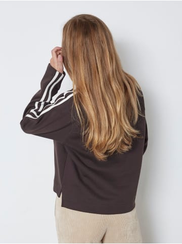 Co'couture Pullover BatuCC in Dark Brown