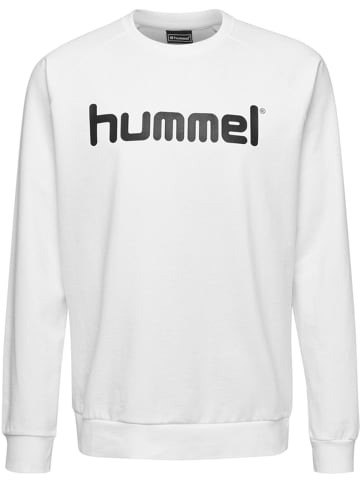 Hummel Sweatshirt Hmlgo Cotton Logo Sweatshirt in WHITE