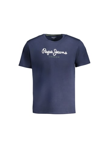 Pepe Jeans Blaues Baumwoll-T-Shirt
