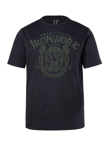 JP1880 Kurzarm T-Shirt in schwarz