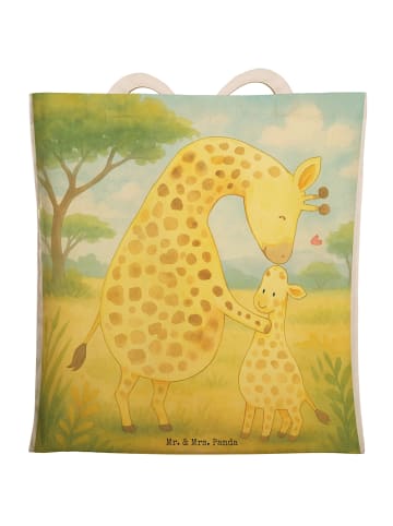 Mr. & Mrs. Panda Stofftragetasche Giraffe Kind Design ohne Spruch in Weiß