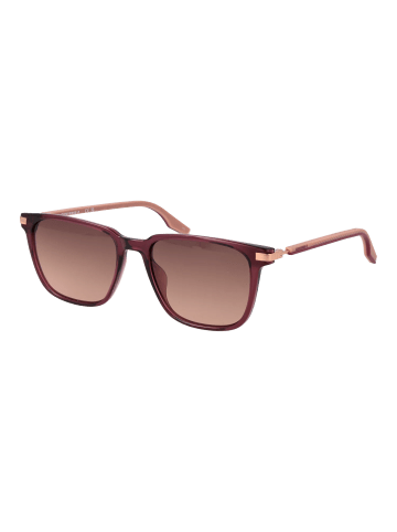 Converse Unisex Sonnenbrille Quadratisch Burgundisch