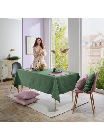 Erwin Müller Jacquard, Baumwollmischung Tischset 2er-Pack Cadiz in altrosé