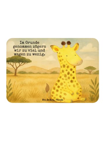 Mr. & Mrs. Panda Kühlschrankmagnet Giraffe Zufrieden Design mit ... in Weiß