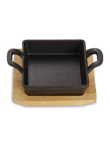 Echtwerk 2 tlg. Set Gusseisen Servierschale 250 ml in Schwarz