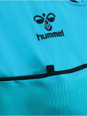 Hummel T-Shirt Hmlreferee Damen in NEON BLUE
