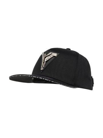 Carlo Colucci Snapback Cap Engler in Schwarz