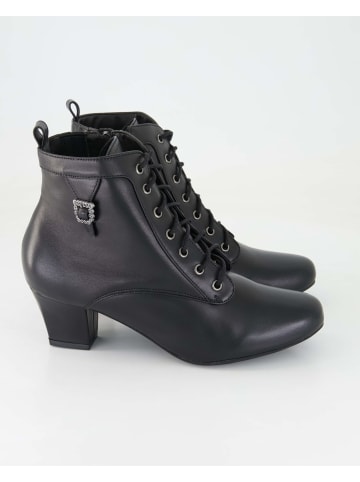 Hirschkogel Schnürstiefeletten in Schwarz