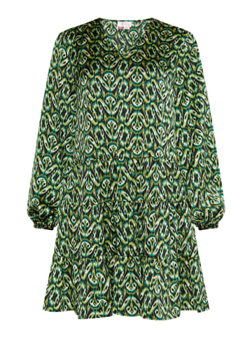IZIA Damen Kleid in Grün Mehrfarbig