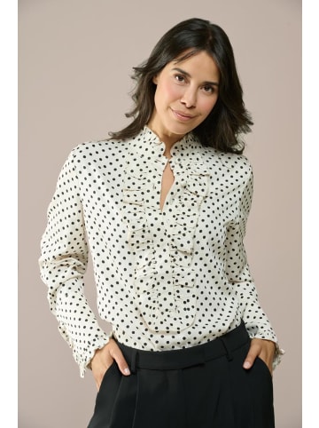 Mart Visser Caroline Tensen Bluse mit Flussmuster, Off-White/Schwarz
