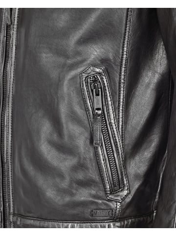 Mustang Lederjacke 31021306 in schwarz