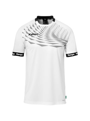 Kempa Trainings-T-Shirt WAVE 26 in weiß/grau